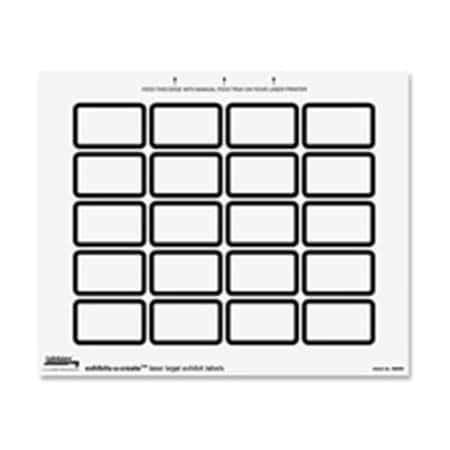 Easy-To-Organize Custom Labels- 1.63 in. x 1 in.- 240- Sheet- 240-PK- White EA3193747